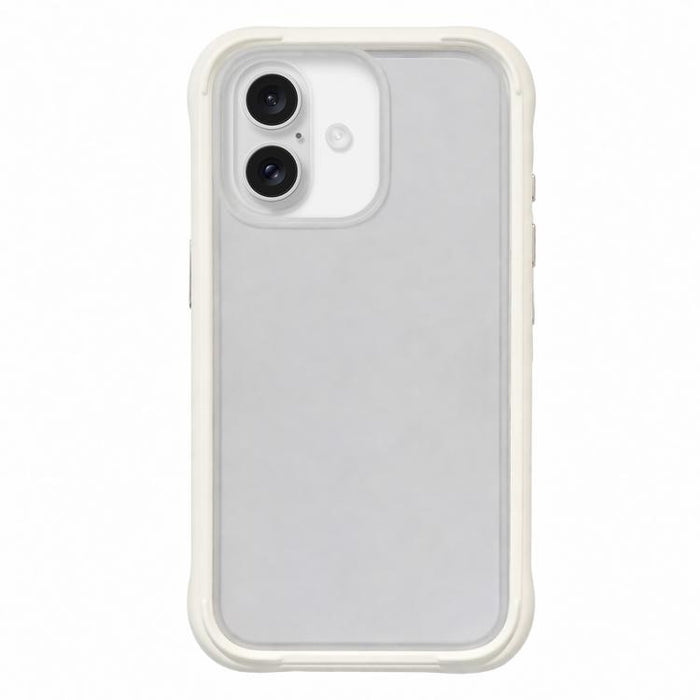Silicone Frame Bumper Frosted Back Panel Phone Case, For iPhone 16