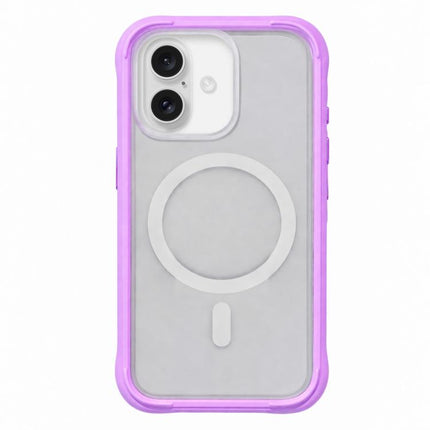 Silicone Frame Bumper Magnetic Frosted Back Panel Phone Case, For iPhone 16