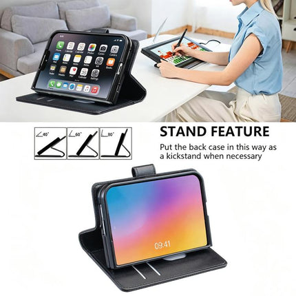Litchi Texture RFID Anti-theft Leather Phone Case, For iPhone Duo