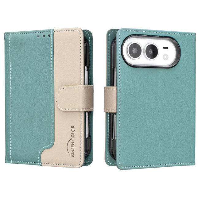 Color Matching RFID Anti-theft Leather Phone Case, For iPhone Duo