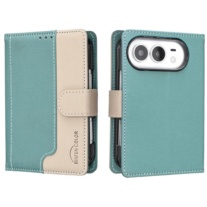Color Matching RFID Anti-theft Leather Phone Case, For iPhone Duo