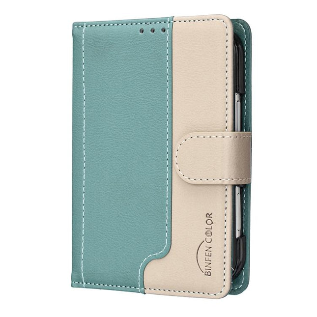 Color Matching RFID Anti-theft Leather Phone Case, For iPhone Duo
