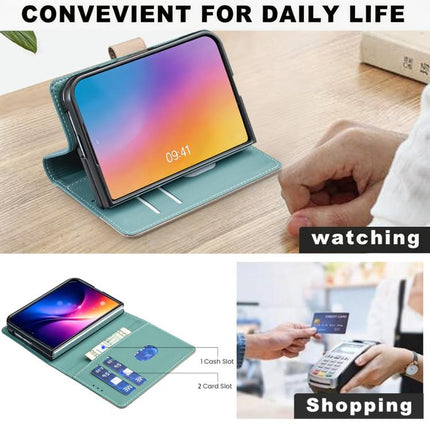 Color Matching RFID Anti-theft Leather Phone Case, For iPhone Duo