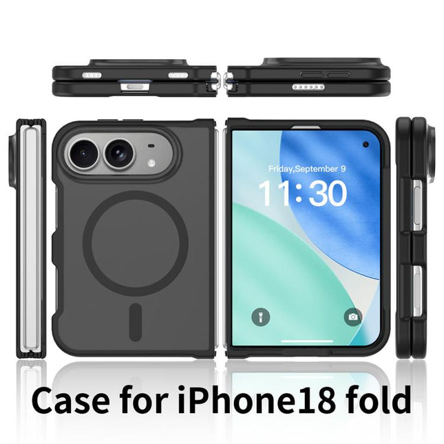 XDcase Skin Feel Frosted PC Hybrid TPU Magnetic Phone Case, For iPhone Duo
