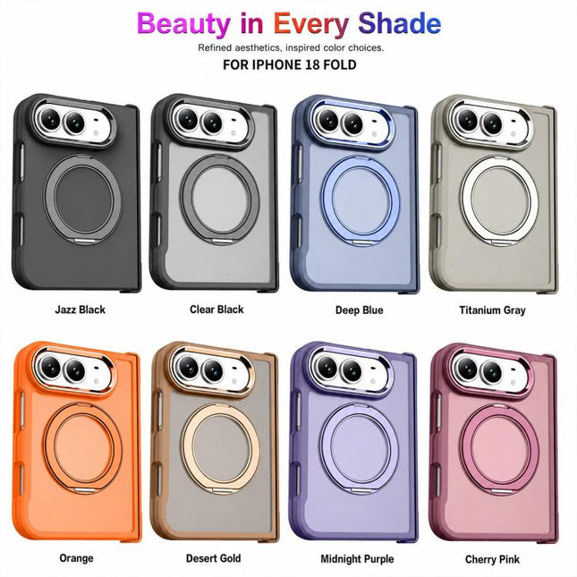 XDcase Armor-style Hinge Protection Magnetic Ring Holder Phone Case, For iPhone Duo