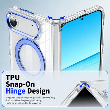 XDcase Transparent Acrylic Magnetic Rotating Holder Phone Case, For iPhone Duo