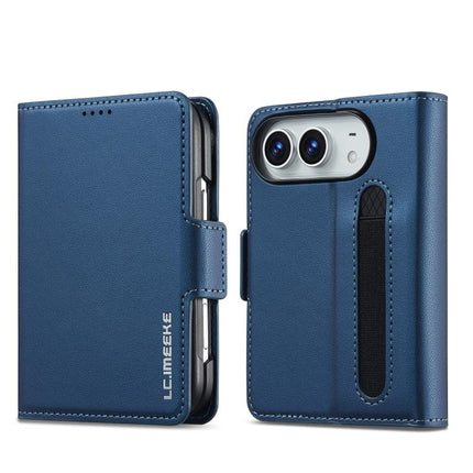 LC.IMEEKE L1 Series Frosted Fine Texture PU Phone Case with Pen Slot, Pen Not Included, For iPhone Duo