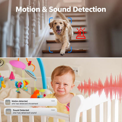 WCM-BM01 2MP WiFi Baby Monitor with 4.5-inch Screen