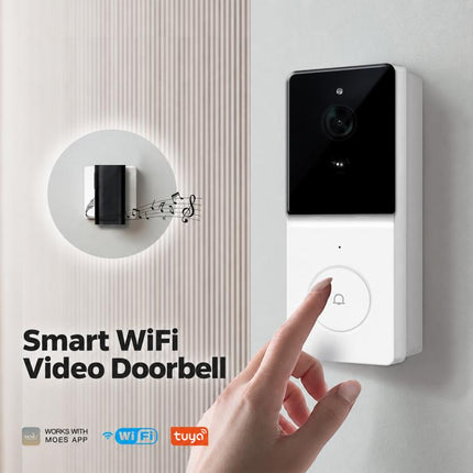 SC060-WCB2 1080P Smart WiFi Video Doorbell Camera Supports Two-way Audio & Night Vision, UK Plug, EU Plug, US Plug