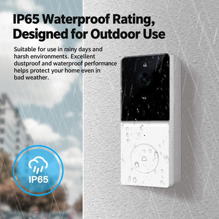 SC060-WCB2 1080P Smart WiFi Video Doorbell Camera Supports Two-way Audio & Night Vision, UK Plug, EU Plug, US Plug