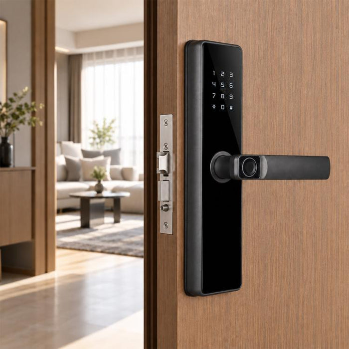 WDL-B2 WiFi Graffiti Smart Entrance Door Fingerprint Password Lock, without Lock Body