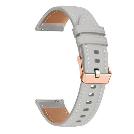 xDfind Rose Gold Buckle Black Shark Fine Grain Vegan Leather Watch Band, For Google Pixel Watch 5 / 4 / 3 45mm