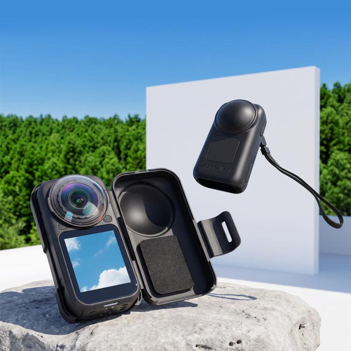Sunnylife Integrated Lens Screen Protective Cover with Lanyard, For Insta360 X6