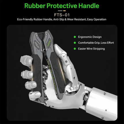 FTS-01 Optical Fiber Drop Cable Stripper for 2-3mm Butterfly Drop Cable Fiber Optic Cable Stripping Tool