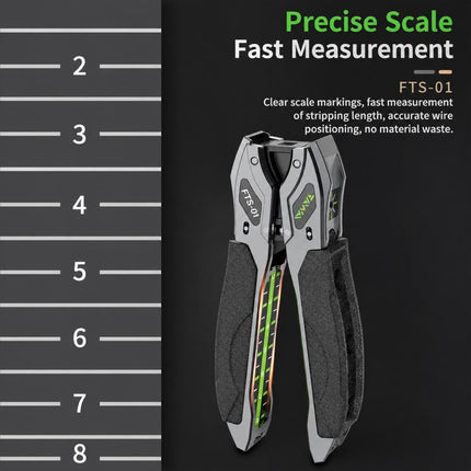 FTS-01 Optical Fiber Drop Cable Stripper for 2-3mm Butterfly Drop Cable Fiber Optic Cable Stripping Tool