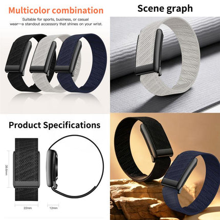 HK50 Screenless Smart Bracelet Fitness Band, QWatch Pro, Heart Rate, Blood Oxygen Monitoring