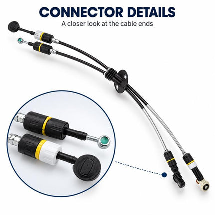 Car Manual Transmission Double Shift Cable Assembly 1S4Z7E395HA, For Ford Focus