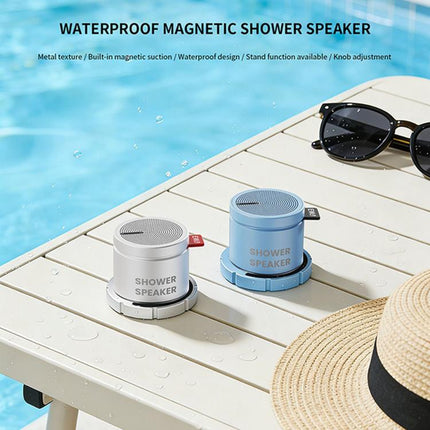 EWA A177 Metal Rotatable Magnetic Waterproof Mini Bluetooth Subwoofer Speaker
