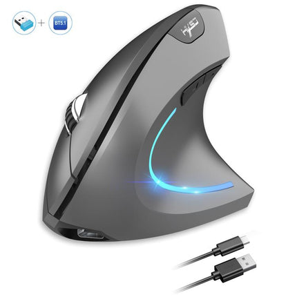 HXSJ T22 2.4G BT5.1 Dual Mode Vertical Mouse