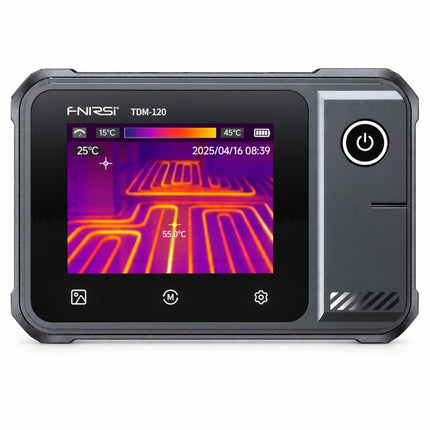 FNIRSI High-Precision HD Floor Heating Infrared Thermal Imaging Detector, TDM-120, TDM-120P with Multimeter
