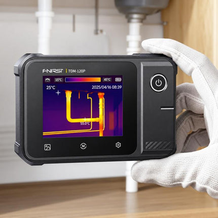 FNIRSI High-Precision HD Floor Heating Infrared Thermal Imaging Detector, TDM-120, TDM-120P with Multimeter