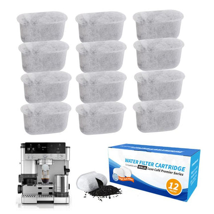 Coffee Machine Activated Carbon Filter Cartridge, Charcoal Water Filter for NINJA ES601 / ES701, 6 PCS/Pack, 12 PCS/Pack