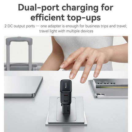 Yesido MC50 GaN 45W Dual Type-C Port Compact Universal Travel Adapter, MC50