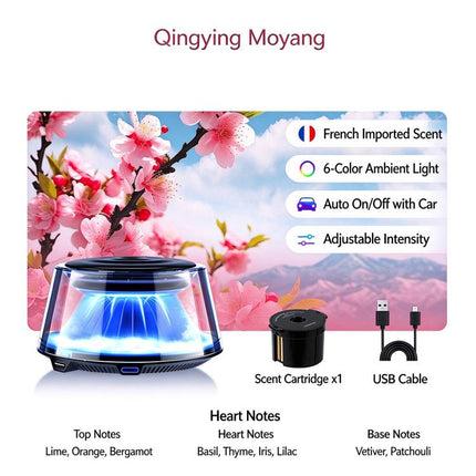 Cloud Mist Car Aroma Diffuser Automatic Fragrance Sprayer, Standard, Solar Powered