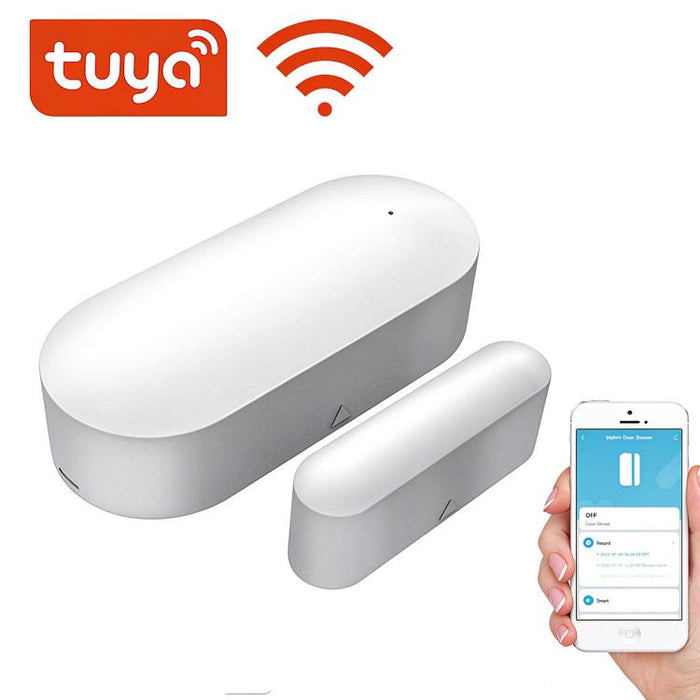 Smart Door / Window Sensor Anti-Theft Alarm Device, Tuya & Wi-Fi Model A, Tuya & Zigbee Model A, Tuya & Wi-Fi Model B, Tuya & Zigbee Model B