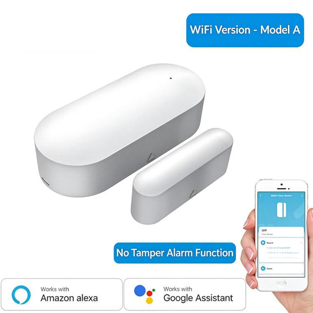 Smart Door / Window Sensor Anti-Theft Alarm Device, Tuya & Wi-Fi Model A, Tuya & Zigbee Model A, Tuya & Wi-Fi Model B, Tuya & Zigbee Model B