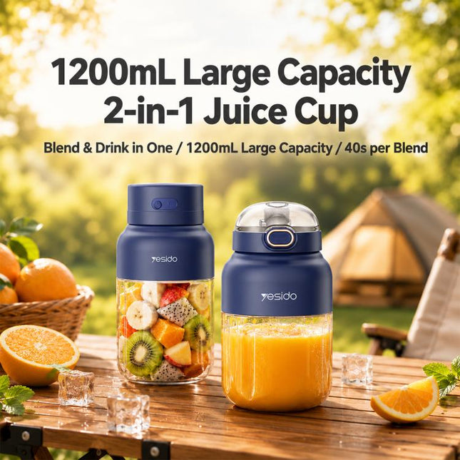 Yesido EC42 Portable 2 in 1 Large Capacity Fruit Juicer