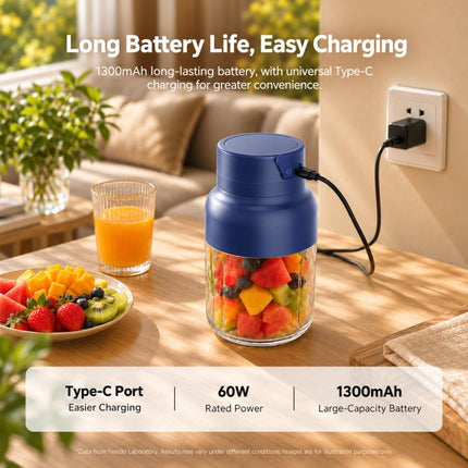 Yesido EC42 Portable 2 in 1 Large Capacity Fruit Juicer
