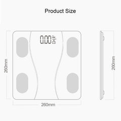 Household Smart Body Fat Electronic Weighing Scale, Battery Version