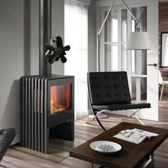 YL-106 5-Blade High Temperature Aluminum Heat Powered Fireplace Stove Fan, YL-106 (Grey), YL-106 (Gold), YL-106 (Rose Red), YL-106 (Silver), YL-106 (White), YL-106 (Black), YL-106 (Bronze)