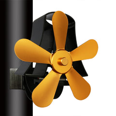 YL-106 5-Blade High Temperature Aluminum Heat Powered Fireplace Stove Fan, YL-106 (Grey), YL-106 (Gold), YL-106 (Rose Red), YL-106 (Silver), YL-106 (White), YL-106 (Black), YL-106 (Bronze)