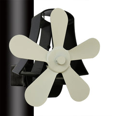 YL-106 5-Blade High Temperature Aluminum Heat Powered Fireplace Stove Fan, YL-106 (Grey), YL-106 (Gold), YL-106 (Rose Red), YL-106 (Silver), YL-106 (White), YL-106 (Black), YL-106 (Bronze)