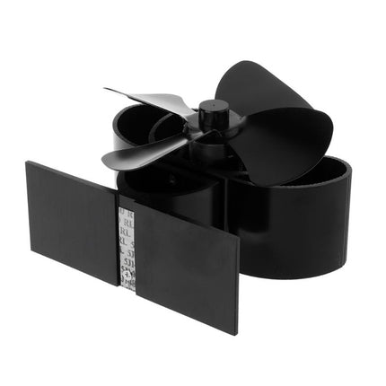 YL201 4-Blade High Temperature Metal Heat Powered Fireplace Stove Fan, YL201 (Gold), YL201 (Rose Red), YL201 (Silver), YL201 (Black), YL201 (Bronze), YL201 (Grey)