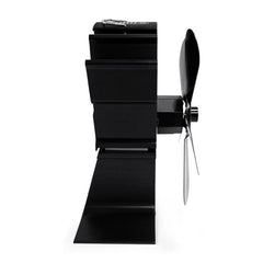 YL602 5-Blade High Temperature Metal Heat Powered Fireplace Stove Fan, YL602 (Black), YL602 (Bronze), YL602 (Grey), YL602 (Gold), YL602 (Rose Red), YL602 (Silver)