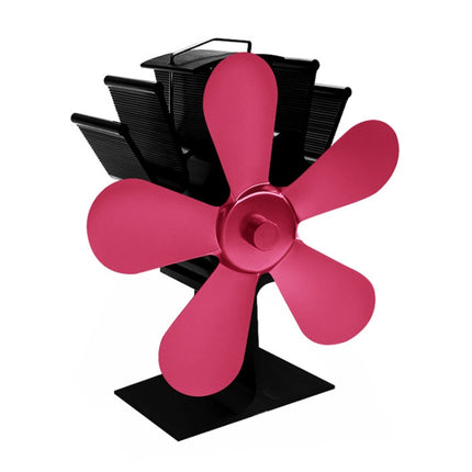 YL602 5-Blade High Temperature Metal Heat Powered Fireplace Stove Fan, YL602 (Bronze), YL602 (Grey), YL602 (Gold), YL602 (Rose Red), YL602 (Silver), YL602 (Black)