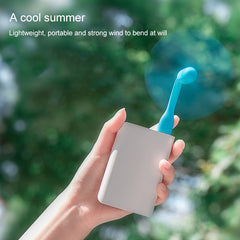 Original Xiaomi Mijia Portable Mini Mute USB Electric Fan