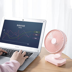 D606 4W USB Rechargeable Portable Four-speed Adjustable Desktop Fan, USB