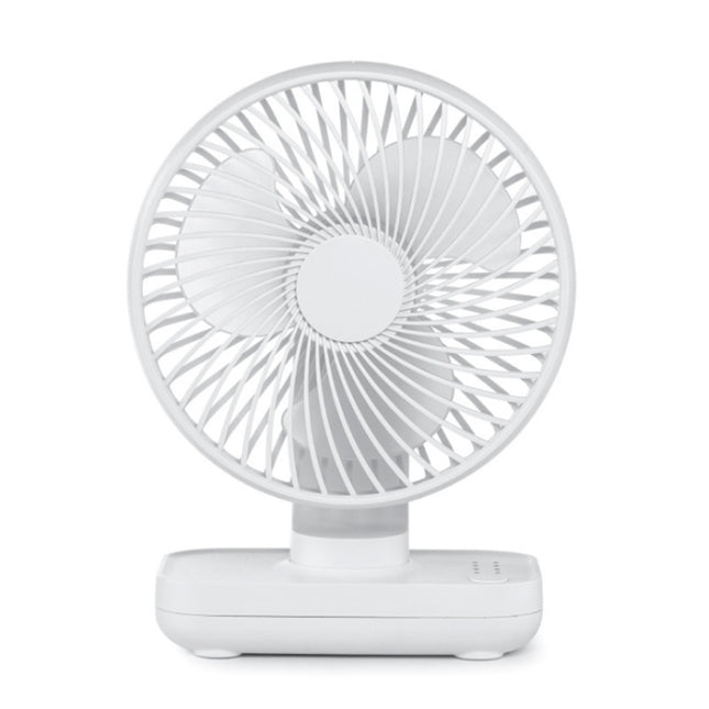 Ventilador de escritorio portátil recargable por USB D606 de 4 W y cuatro velocidades, ajustable, USB
