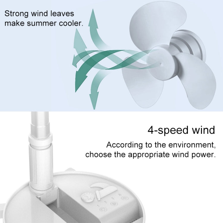 Humidifying and Moisturizing Spray Fan USB Charging Desktop Portable Folding Fan