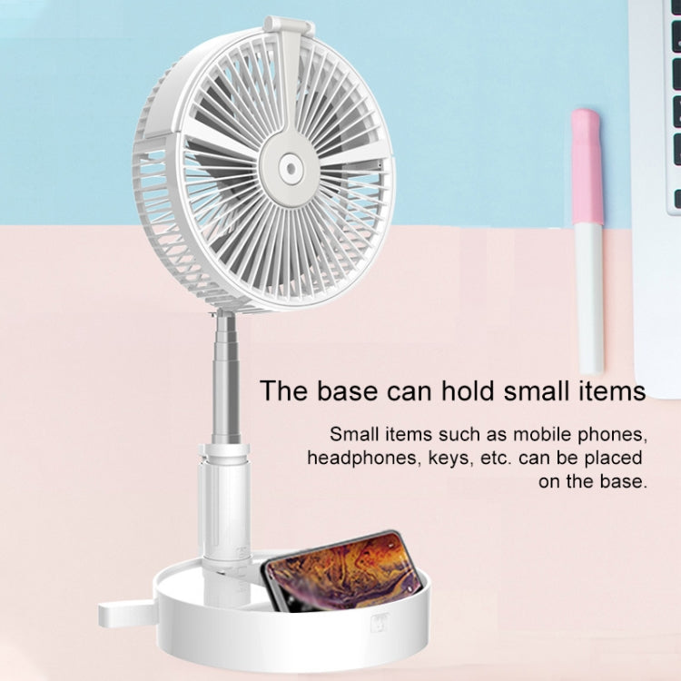 Humidifying and Moisturizing Spray Fan USB Charging Desktop Portable Folding Fan