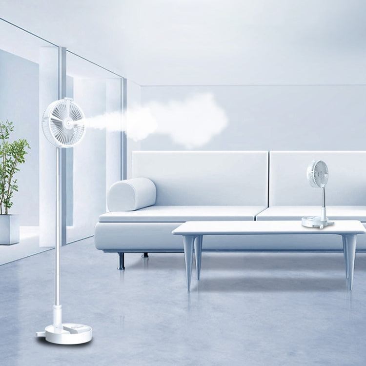 Humidifying and Moisturizing Spray Fan USB Charging Desktop Portable Folding Fan