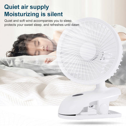 F601 Multifunctional Clip-on Electric Fan with LED Display, F601