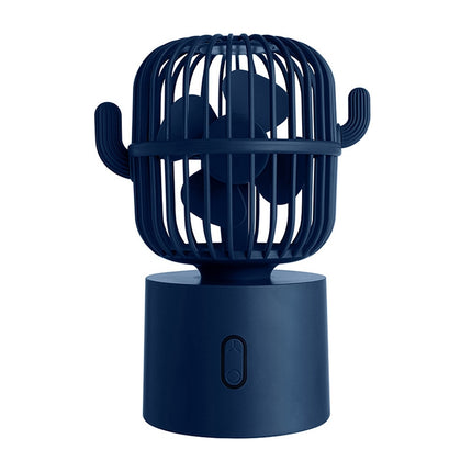 F6 Cactus Portable Mini Fan USB Shaking Head Handheld Desk Electric Fan