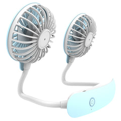 F6 Outdoor Mini Hanging Neck Fan USB Charging Lazy Small Fan