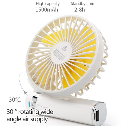 S2 Portable Foldable Handheld Electric Fan, with 3 Speed Control & Night Light