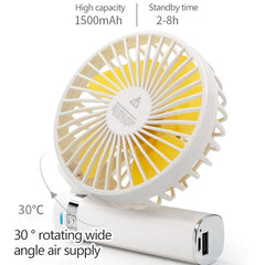 S2 Portable Foldable Handheld Electric Fan, with 3 Speed Control & Night Light